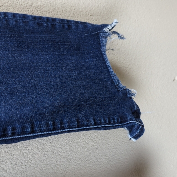 MOTHER Jeans Raw Hem Women's 27 Blue Wash Denim Jeans - Picture 6 of 16